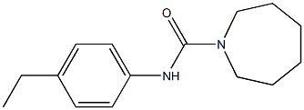 1H-Azepine-1-carboxamide,N-(4-ethylphenyl)hexahydro-(9CI) Struktur