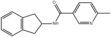 3-Pyridinecarboxamide,N-(2,3-dihydro-1H-inden-2-yl)-6-methyl-(9CI) Struktur