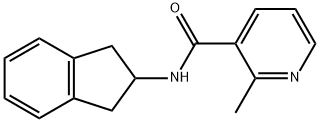 3-Pyridinecarboxamide,N-(2,3-dihydro-1H-inden-2-yl)-2-methyl-(9CI) Struktur