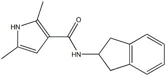 1H-Pyrrole-3-carboxamide,N-(2,3-dihydro-1H-inden-2-yl)-2,5-dimethyl-(9CI) Struktur