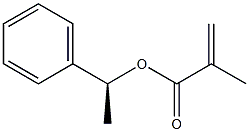 Methacrylic acid (S)-α-methylbenzyl ester Struktur