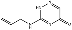 1,2,4-Triazin-5(2H)-one,3-(2-propenylamino)-(9CI) Struktur