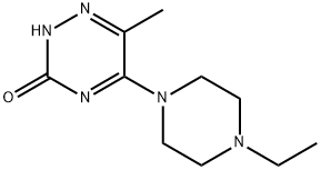 1,2,4-Triazin-3(2H)-one,5-(4-ethyl-1-piperazinyl)-6-methyl-(9CI) Struktur