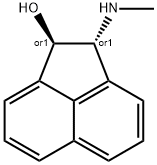 1-Acenaphthylenol,1,2-dihydro-2-(methylamino)-,(1R,2R)-rel-(9CI) Struktur