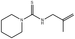 1-Piperidinecarbothioamide,N-(2-methyl-2-propenyl)-(9CI) Struktur