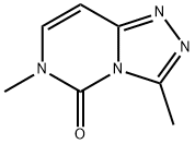 1,2,4-Triazolo[4,3-c]pyrimidin-5(6H)-one,3,6-dimethyl-(9CI) Struktur