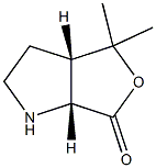 6H-Furo[3,4-b]pyrrol-6-one,hexahydro-4,4-dimethyl-,(3aR,6aS)-rel-(9CI) Struktur