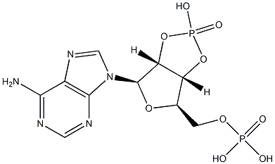 adenosine 2',3'-cyclic phosphate 5'-phosphate Struktur