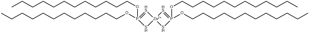 bis(O,O-didodecyl phosphorodithioato-S,S)-Zinc Struktur