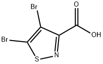 4-5-DIBROMOISOTHIOZOLE-3-CARBOXYLIC ACID Struktur