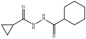 N'-(cyclopropylcarbonyl)cyclohexanecarbohydrazide Struktur