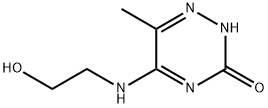 1,2,4-Triazin-3(2H)-one,5-[(2-hydroxyethyl)amino]-6-methyl-(9CI) Struktur