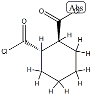 1,2-Cyclohexanedicarbonyl dichloride, trans-(-)- (9CI) Struktur