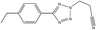 2H-Tetrazole-2-propanenitrile,5-(4-ethylphenyl)-(9CI) Struktur