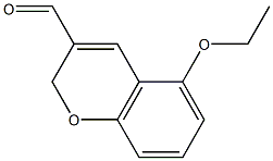 2H-1-Benzopyran-3-carboxaldehyde,5-ethoxy-(9CI) Struktur