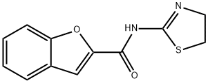 2-Benzofurancarboxamide,N-(4,5-dihydro-2-thiazolyl)-(9CI) Struktur