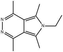 6H-Pyrrolo[3,4-d]pyridazine,6-ethyl-1,4,5,7-tetramethyl-(9CI) Struktur