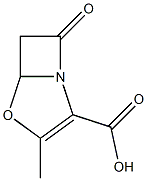 4-Oxa-1-azabicyclo[3.2.0]hept-2-ene-2-carboxylicacid,3-methyl-7-oxo-(9CI) Struktur