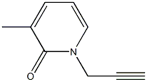 2(1H)-Pyridinone,3-methyl-1-(2-propynyl)-(9CI) Struktur