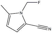 1H-Pyrrole-2-carbonitrile,1-(fluoromethyl)-5-methyl-(9CI) Struktur