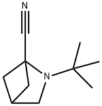 2-Azabicyclo[2.1.1]hexane-1-carbonitrile,2-(1,1-dimethylethyl)-(9CI) Struktur