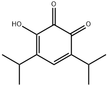 3,5-Cyclohexadiene-1,2-dione,3-hydroxy-4,6-bis(1-methylethyl)-(9CI) Struktur