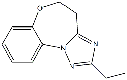 [1,2,4]Triazolo[5,1-d][1,5]benzoxazepine,2-ethyl-4,5-dihydro-(9CI) Struktur