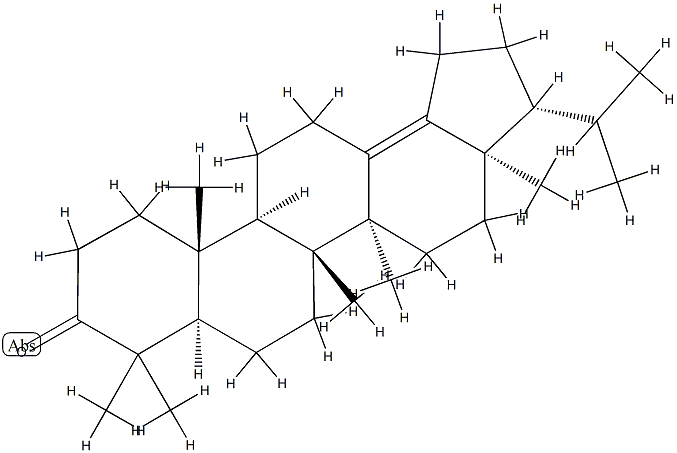 B':A'-Neogammacer-13(18)-en-3-one Struktur