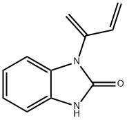 2H-Benzimidazol-2-one,1,3-dihydro-1-(1-methylene-2-propenyl)-(9CI) Struktur