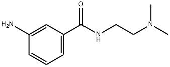 3-amino-N-[2-(dimethylamino)ethyl]benzamide Struktur