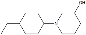 3-Piperidinol,1-(4-ethylcyclohexyl)-(9CI) Struktur