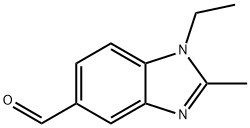 5-Benzimidazolecarboxaldehyde,1-ethyl-2-methyl-(7CI,8CI) Struktur