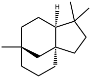 (3aS)-1,2,3,4,5,6,7,8,9,9aα-Decahydro-1,1,7-trimethyl-3aβ,7β-methano-3aH-cyclopentacyclooctene Struktur