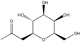 D-glycero-L-manno-2-Nonulose, 4,8-anhydro-1,3-dideoxy- (9CI) Struktur