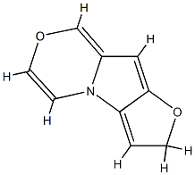 2H-Furo[2,3:4,5]pyrrolo[2,1-c][1,4]oxazine(9CI) Struktur