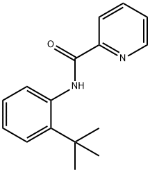 2-Pyridinecarboxamide,N-[2-(1,1-dimethylethyl)phenyl]-(9CI) Struktur