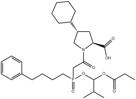 Fosinopril impurity C Struktur