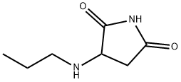 2,5-Pyrrolidinedione,3-(propylamino)-(9CI) Struktur