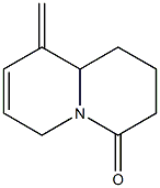 4H-Quinolizin-4-one,1,2,3,6,9,9a-hexahydro-9-methylene-(9CI) Struktur