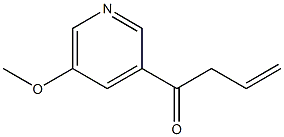 3-Buten-1-one,1-(5-methoxy-3-pyridinyl)-(9CI) Struktur