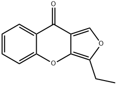 9H-Furo[3,4-b][1]benzopyran-9-one,3-ethyl-(9CI) Struktur