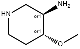 3-Piperidinamine,4-methoxy-,(3R,4R)-rel-(9CI) Struktur