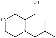 2-Piperazinemethanol,1-(2-methylpropyl)-(9CI) Struktur