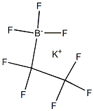 Potassium pentafluroroethyltrifluoroborate Struktur