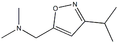 5-Isoxazolemethanamine,N,N-dimethyl-3-(1-methylethyl)-(9CI) Struktur