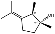 Cyclopentanol, 1,2-dimethyl-3-(1-methylethylidene)-, (1R,2R)-rel- (9CI) Struktur