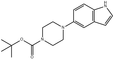 1-N-Boc-4-(5-indolyl)piperazine Struktur