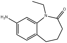 2H-1-Benzazepin-2-one,8-amino-1-ethyl-1,3,4,5-tetrahydro-(9CI) Struktur