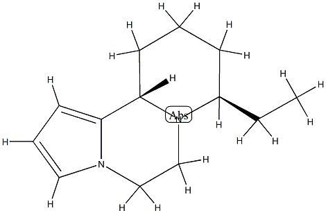 8H-Pyrido[1,2-a]pyrrolo[2,1-c]pyrazine,8-ethyl-5,6,9,10,11,11a-hexahydro-,(8R,11aS)-rel-(9CI) Struktur