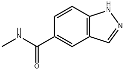 1H-Indazole-5-carboxamide,N-methyl-(9CI) Struktur